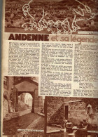 « ANDENNE Et Sa Légende» Article De 2 Pages (7 Photos) Dans « A-Z » Hebdomadaire Illustrée N° 12 (10/06/1934) - Bélgica