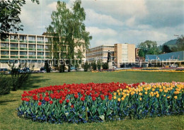 73310780 Reutlingen BW Friedrich List Platz Mit Parkhotel Tulpenbeet  - Reutlingen