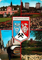 73310763 Oberhausen Schloss Friedensplatz Fussgaengerzone Rathaus Wappen Oberhau - Oberhausen