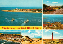 73310756 Norderney Nordseebad Fliegeraufnahme Leuchtturm  Norderney Nordseebad - Norderney