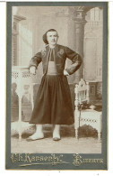 BIZERTE ( Tunisie ) - C D V PHOTOGRAPHIE De CH. KARSENTY à Bizerte - Militaire ZOUAVE  - Régt.à Identifier -  Fin 19ème - Oud (voor 1900)