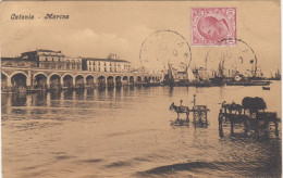 CATANIA-MARINA- CARTOLINA VIAGGIATA IL 10-1-1910 - Catania