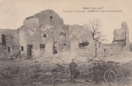 Guerre 1914-1915, Environ De Lunéville (54), Léomont (54) Après Le Bombardement - 1914-18