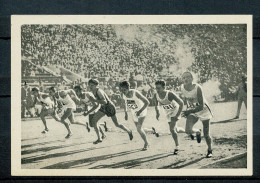 1932 Jeux Olympiques Olympic Games Los Angeles Chromo Image 800 Mètres Plat Messieurs Format 8 X 12 Cm Jamais Collée - Otros & Sin Clasificación