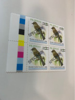 Philippines Stamp MNH Specimen Birds Block - Filippijnen