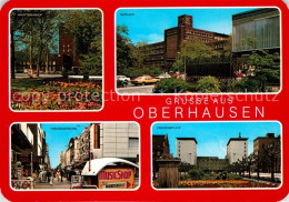 73310341 Oberhausen Hauptbahnhof Rathaus Fussgaengerzone Friedensplatz Oberhause - Oberhausen