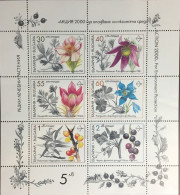 Bulgaria 2000 Flowers Sheetlet MNH - Other & Unclassified