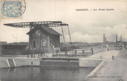 P-24-Mi-Is-755 : CHAUNY. LE PONT-LEVIS. CANAL - Chauny