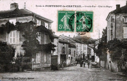 *CPA - 88 - FONTENOY Le CHÂTEAU - Grande Rue - Côté Du Magny - Pas Courante - Autres & Non Classés