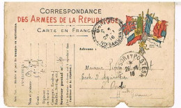 31 CARTE MILITAIRE  POSTEE  POUR ONDES  1916 - Autres & Non Classés