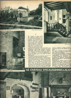 « Le Château D’ECAUSSINNES  LALAING» Article De 2 Pages (9 Photos) Dans « A-Z » Hebdomadaire Illustrée N° 11 (02/06/1935 - België