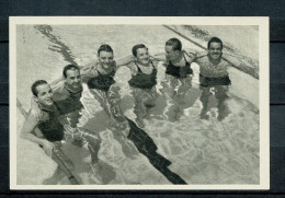 1932 Jeux Olympiques Games Los Angeles Chromo Image Natation équipe Féninine Argetina Format 8 X 12 Jamais Collée - Andere & Zonder Classificatie