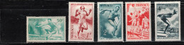 MONACO Scott # 204-8 MH - 1948 Olympics - Nuevos