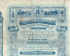 - Titel Van 1923 - Scheldebank - Antwerpen - Déco - F - - Bank En Verzekering