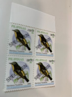 Philippines Stamp MNH Specimen Birds Block - Filipinas