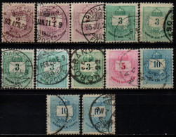 HONGRIE 1881 O DENT 12x11.5 - Usati