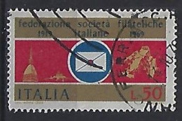 Italy 1969  50 Jahre Italienischer Philatelistenvereine  (o) Mi.1301 - 1961-70: Oblitérés