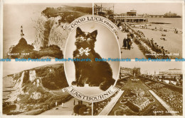 R029782 Good Luck From Eastbourne. Multi View. Shoesmith And Etheridge. RP. 1955 - Mondo