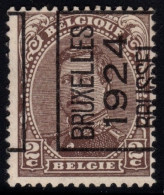 Typo 89-III A (BRUXELLES 1924 BRUSSEL) - O/used - Typos 1922-26 (Albert I)