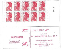 Carnet Liberté N° 2427 C 1 A Avec Date - Modern : 1959-…