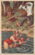 CHILDREN CHILDREN Scene S Landscapes Vintage Postcard CPSMPF #PKG809.GB - Scenes & Landscapes