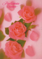 FLOWERS Vintage Postcard CPSM #PBZ345.GB - Flores