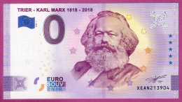 0-Euro XEAN 2022-1 TRIER - KARL MARX 1818 - 2018 - Private Proofs / Unofficial