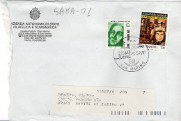 Philatelic Envelope With Stamps Sent From REPUBLIC OF SAN MARINO To ITALY - Brieven En Documenten