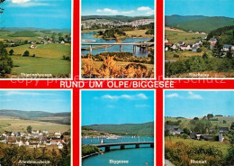 73310035 Olpe Biggesee Und Umgebung Landschaftspanorama Stausee Olpe Biggesee - Other & Unclassified