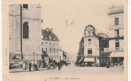 *** 72  *** LE MANS La Rue Gambetta Précurseur écrite TTB  - Le Mans