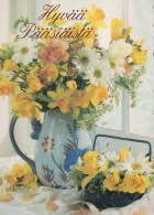 FLOWERS Vintage Postcard CPSM #PAR095.GB - Flores