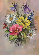 FLOWERS Vintage Postcard CPSM #PAR216.GB - Bloemen