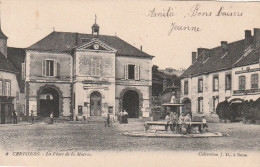 ***  89  ***   CERISIERS  La Place De La Mairie   Précurseur Timbré TTB   - Cerisiers