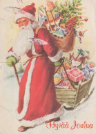 SANTA CLAUS CHRISTMAS Holidays Vintage Postcard CPSM #PAK866.GB - Santa Claus