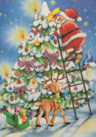 SANTA CLAUS CHRISTMAS Holidays Vintage Postcard CPSM #PAJ897.GB - Santa Claus