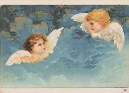 ANGEL CHRISTMAS Holidays Vintage Postcard CPSM #PAH281.GB - Angels