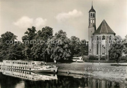 73310018 Brandenburg Havel Partie An Der Johanniskirche Bootsanleger Havel Fahrg - Brandenburg