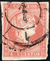 Madrid - Edi O 48A (Tipo II) - Mat Rueda Carreta "1 - Madrid" - Used Stamps