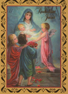 ÁNGEL Navidad Niño JESÚS Vintage Tarjeta Postal CPSM #PBP379.ES - Angels