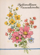 FLORES Vintage Tarjeta Postal CPSM #PAR338.ES - Fleurs