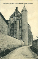 Carte Postale Chateau-Landon La Tourelle De L'Abbaye St Séverin Circulé Années 20 - Chateau Landon