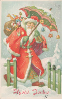 PAPÁ NOEL NAVIDAD Fiesta Vintage Tarjeta Postal CPSMPF #PAJ485.ES - Santa Claus