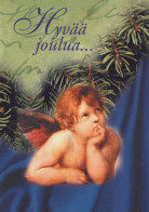 ÁNGEL NAVIDAD Vintage Tarjeta Postal CPSM #PAJ356.ES - Anges