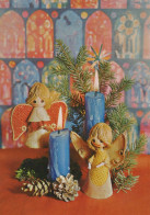 ÁNGEL NAVIDAD Vintage Tarjeta Postal CPSM #PAH971.ES - Anges