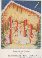 ÁNGEL NAVIDAD Vintage Tarjeta Postal CPSM #PAH719.ES - Anges