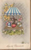 PÂQUES ŒUF LAPIN Vintage Carte Postale CPA #PKE203.FR - Easter