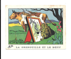 CY37 - IMAGE L'OLIVIER - FABLE DE LA FONTAINE - LA GRENOUILLE ET LE BOEUF - Andere & Zonder Classificatie