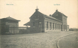 BELGIQUE  HARCHIES  La Gare - Autres & Non Classés