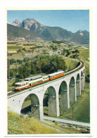 CPM - Format 9,5 X  14  Cm - Editions De "La Vie Du Rail" - 4 - Le 708 Digne-Genève Près De Luz-la-Croix-Haute - Trains