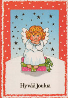 ANGE Noël Vintage Carte Postale CPSM #PBP442.FR - Anges